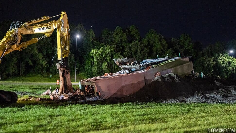Twilight Zone Tower of Terror Billboard Demolished at Disney